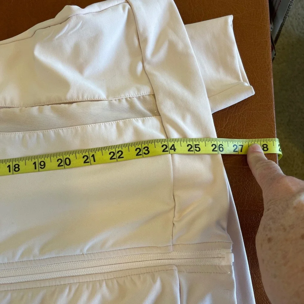 Fabletics Jacket‎ Blush Pink Mesh Panel Zip Activewear XL